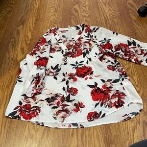 Floral Maurices blouse